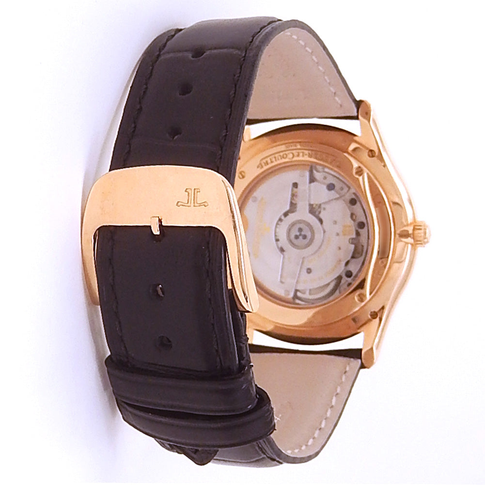 Jaeger-LeCoultre Master Ultra Thin Perpetual Calendar Q1302520 Rose Gold Beige Dial 4 Jaeger-LeCoultre Master Ultra Thin Perpetual Calendar Q1302520 Rose Gold Beige Dial - Case Back View by Jaeger-LeCoultre
